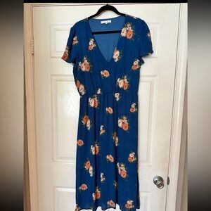 WAYF midi floral dress XXL